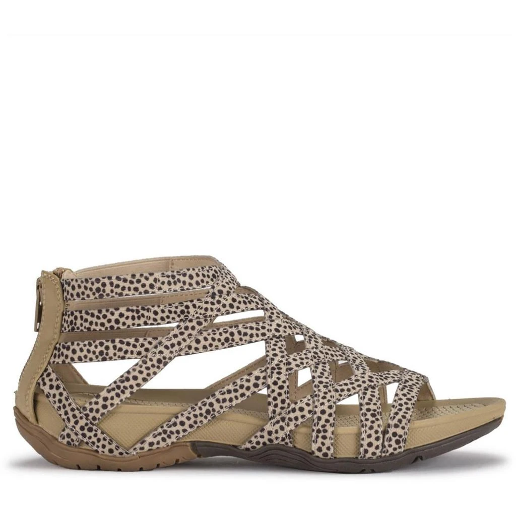 Baretraps Samina Womens Criss Cross Stretch Gladiator Sandals 5