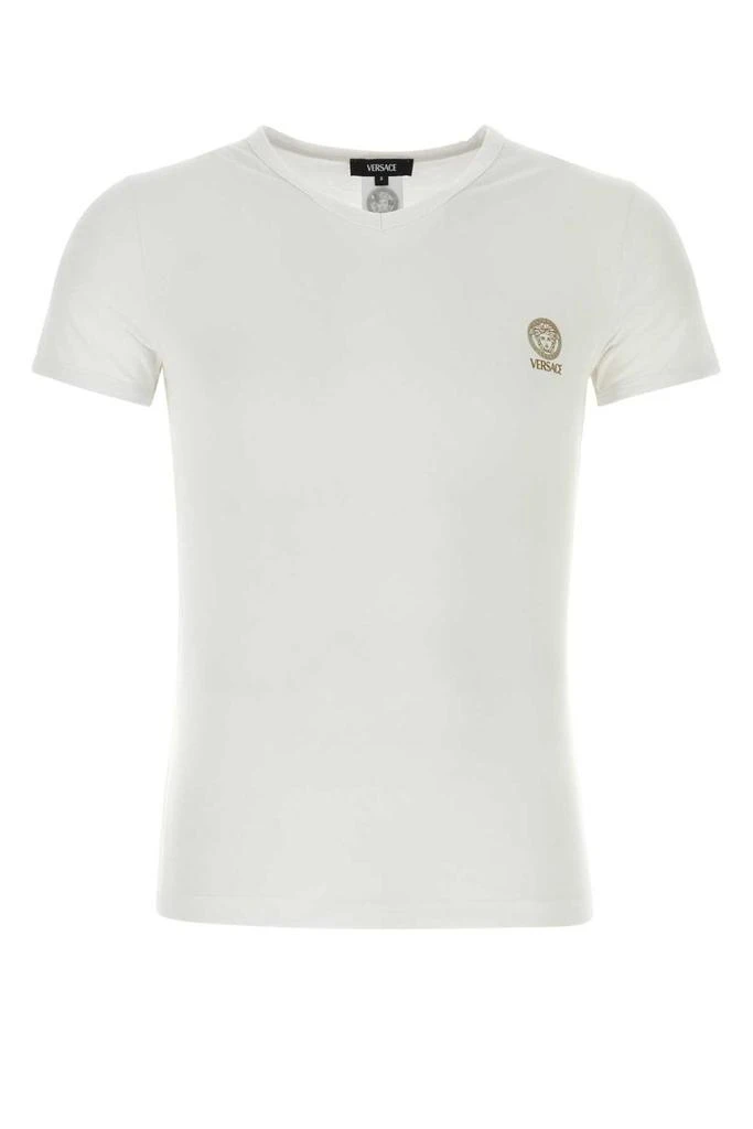 Versace Versace Short-Sleeved V-Neck T-Shirt 1