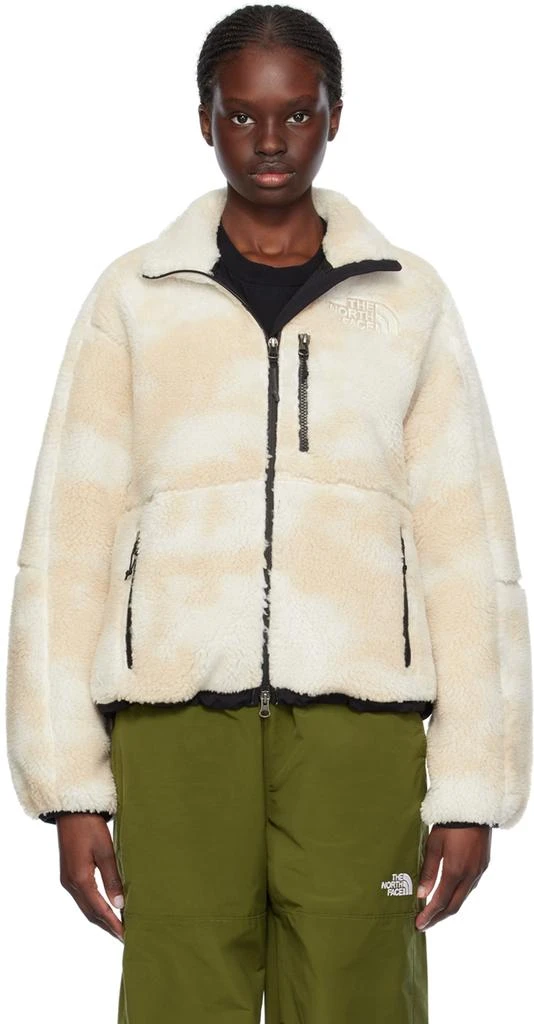 The North Face Beige & White Denali X Jacket 1