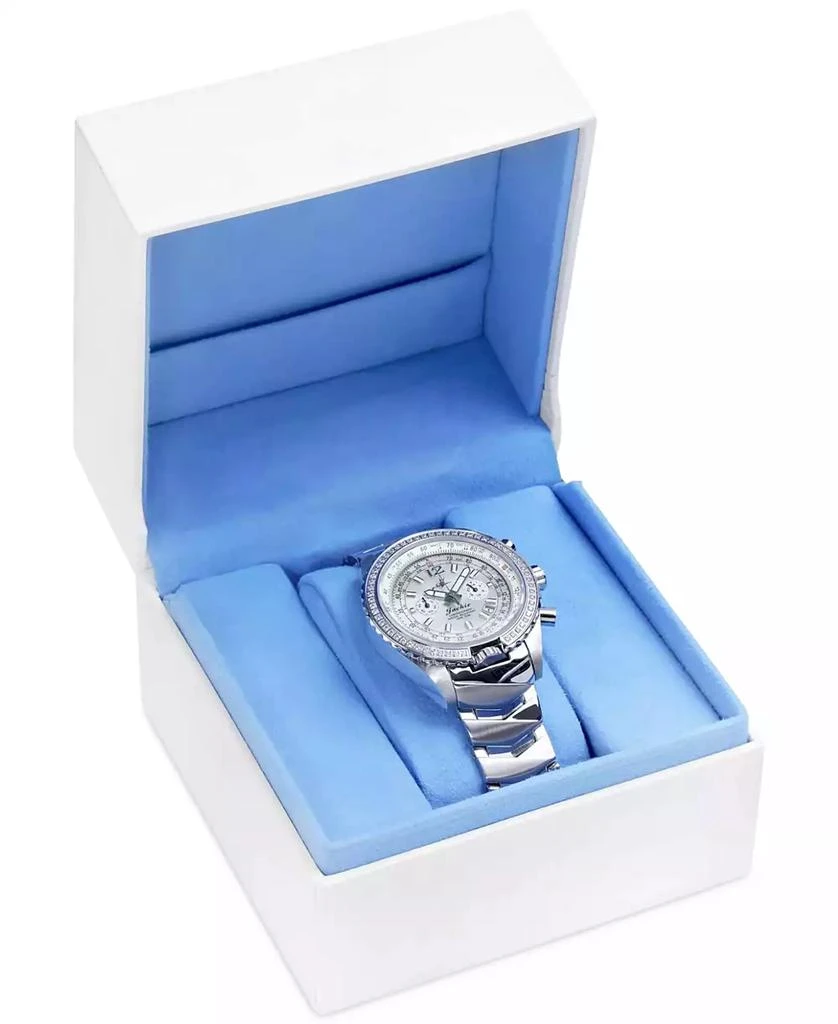 Abingdon Co. Women's Jackie Chronograph Multifunctional Stainless Steel Bracelet Watch 41-1/2mm 6