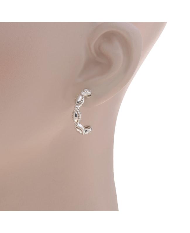 Charles Krypell Charles Krypell Firefly Sterling Silver and 14K White Gold Women's Earrings 1-6964-FFS