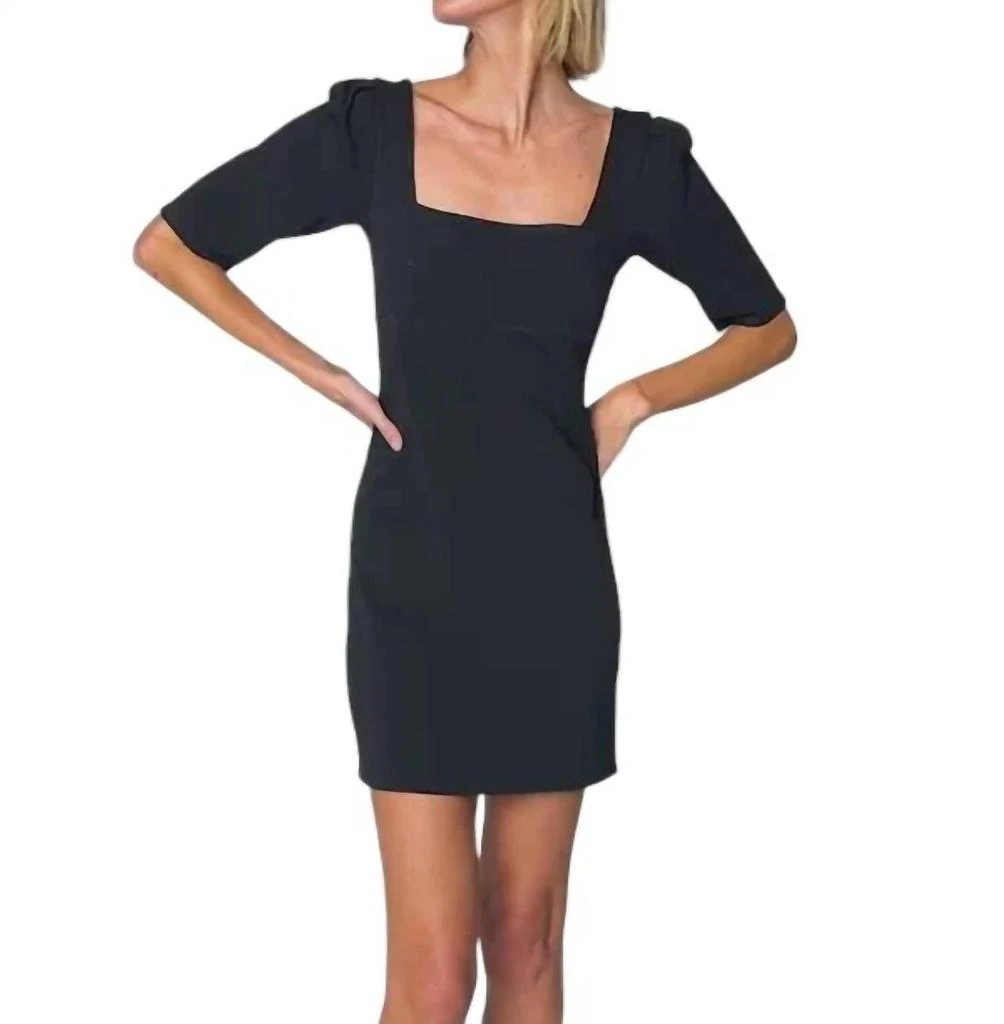 Nation LTD Nation Ltd - Edith Square Neck Mini Dress 1