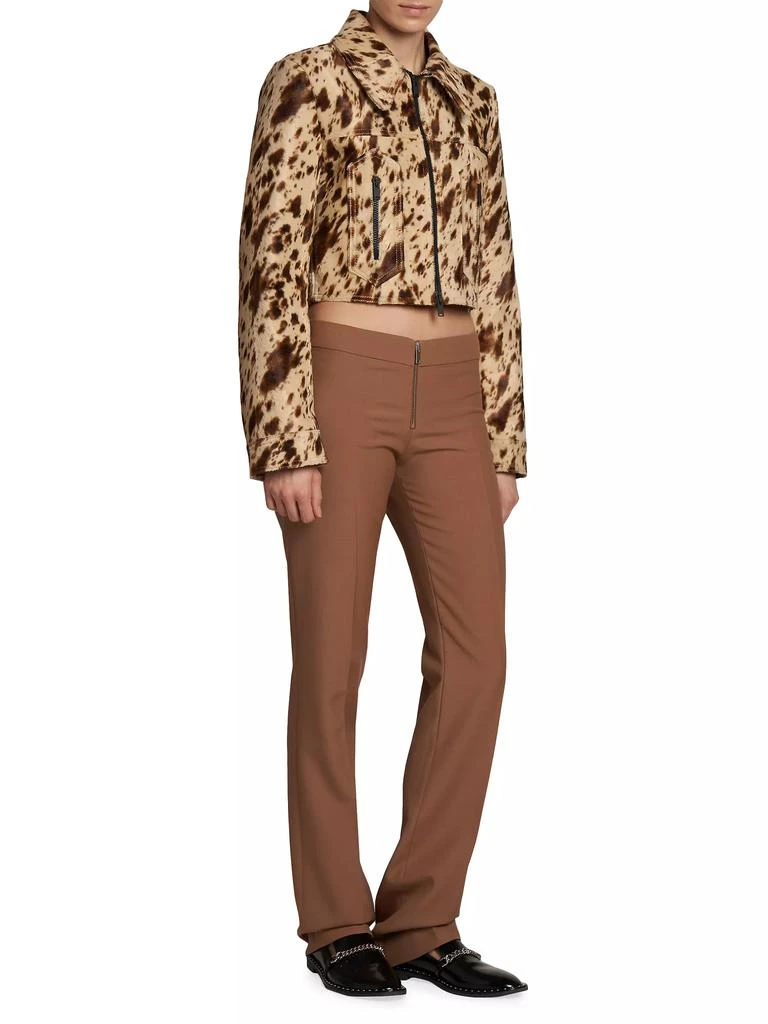 Stella McCartney Cropped Pony-Print Jacket 2