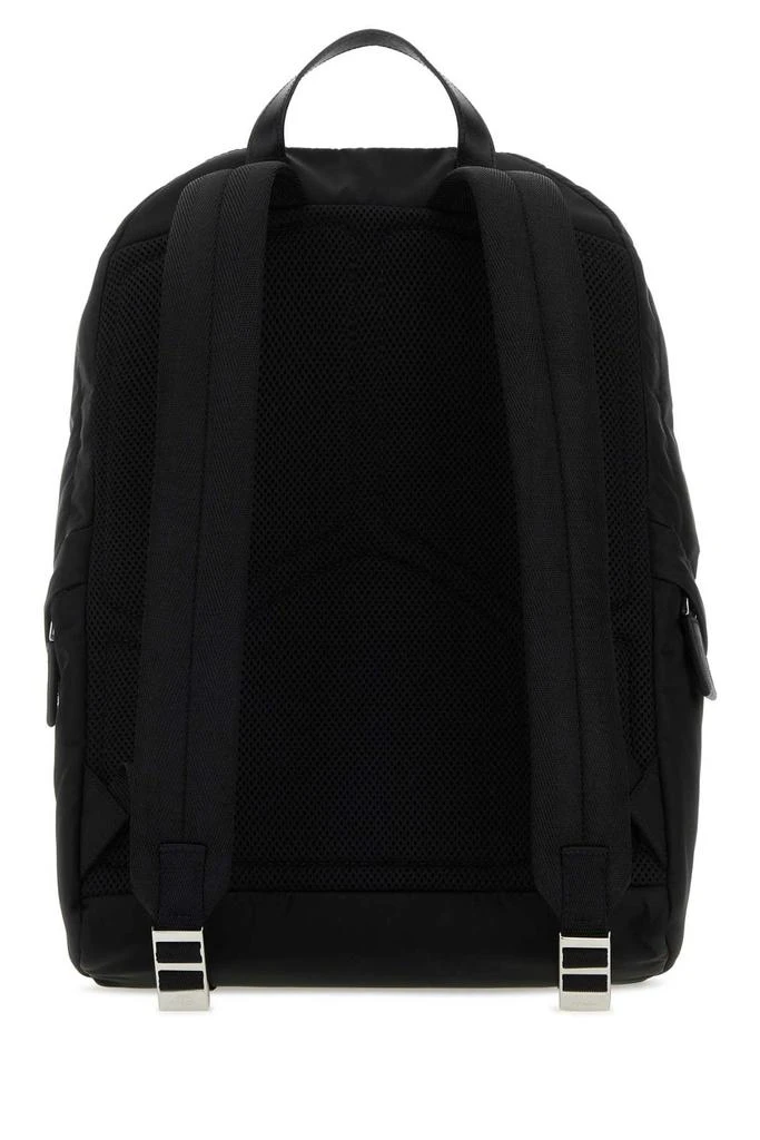 Prada Prada Logo-Plaque Zipped Backpack 2
