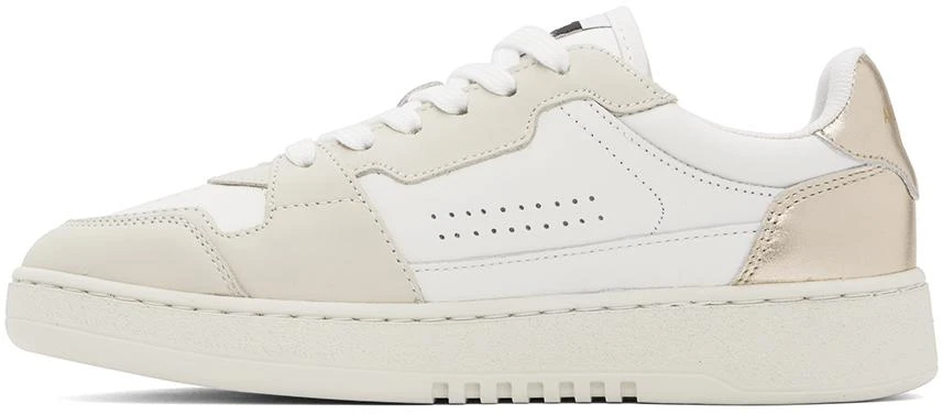 Axel Arigato White & Gold Dice Lo Sneakers 3