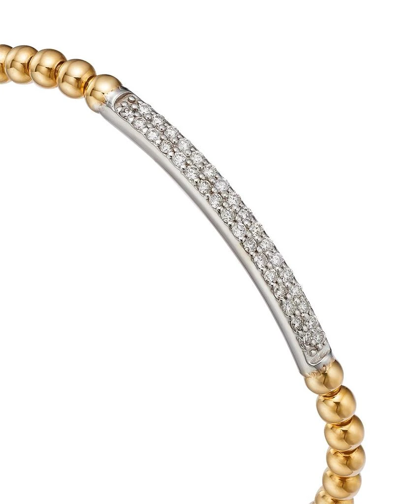 Bloomingdale
s Fine Collection Diamond Stretch Beaded Bracelet in 14K Yellow Gold, 0.5 tcw 3