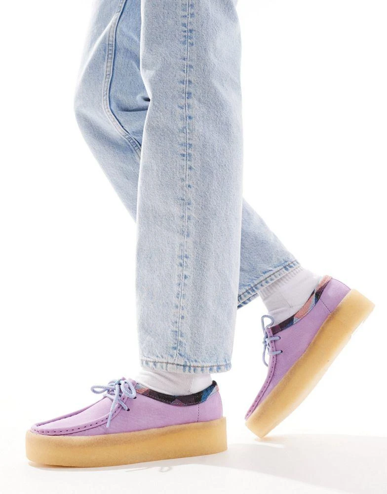 Clarks Clarks Originals Wallabee cup shoes in lilac 1