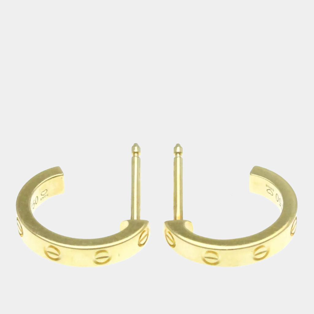 Cartier Cartier Love 18K Yellow Gold Baby Love Earrings