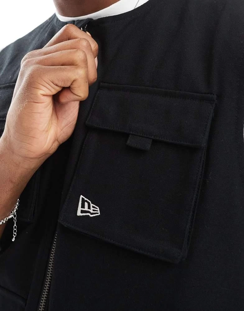 New Era New Era utlity vest in black 4
