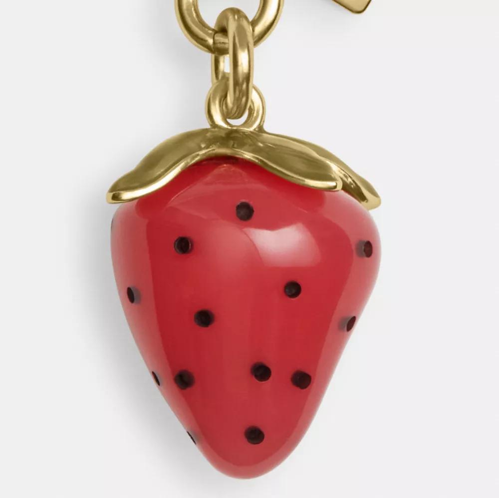Coach Coach X Observed By Us Strawberry Bag Charm - Luggage