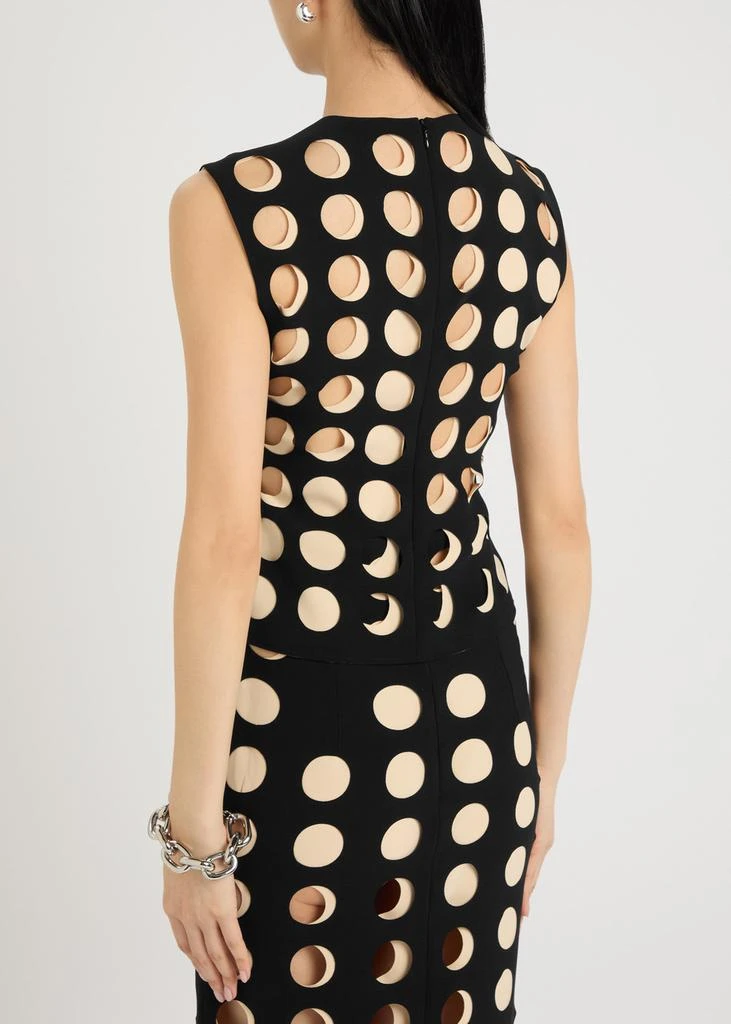 A.W.A.K.E MODE Laser-cut cut-out crepe top 3