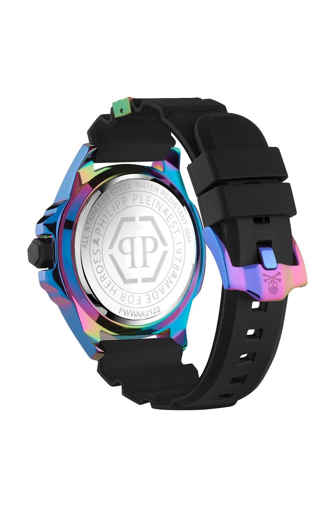 Philipp Plein The $kull Rainbow Silicone Watch - Men's