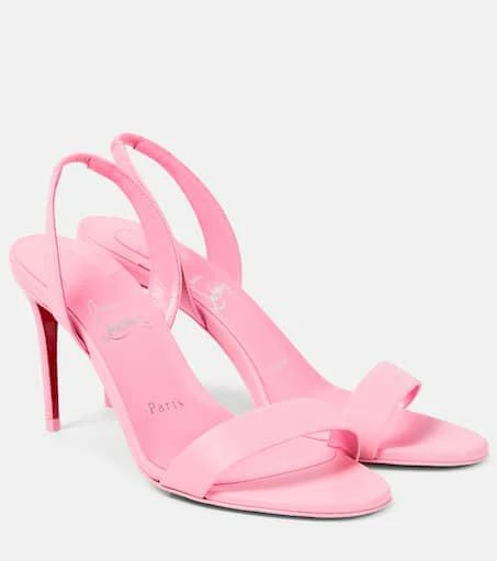 Christian Louboutin O Marylin 85 leather slingback sandals 1