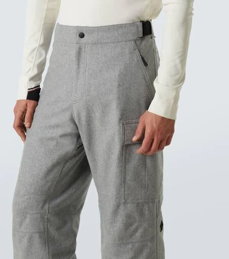 Moncler Technical wool flannel ski pants 5