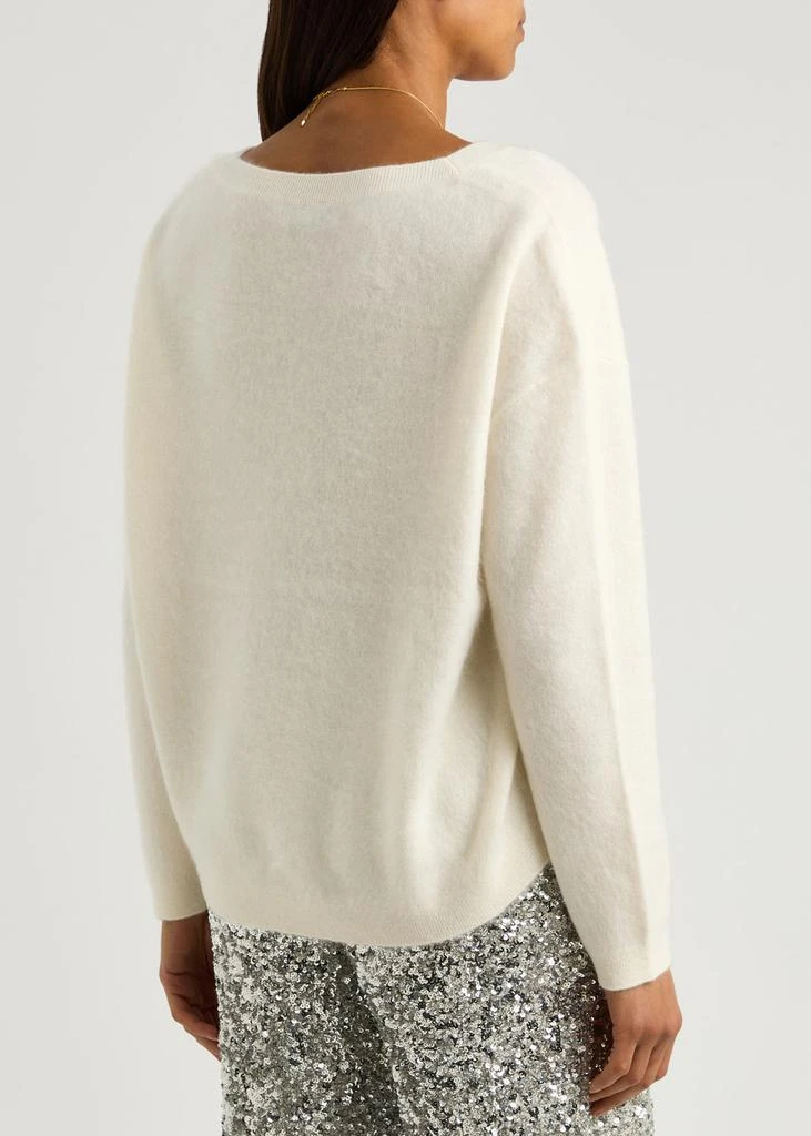 Alice + Olivia Williams brushed cashmere-blend jumper 3