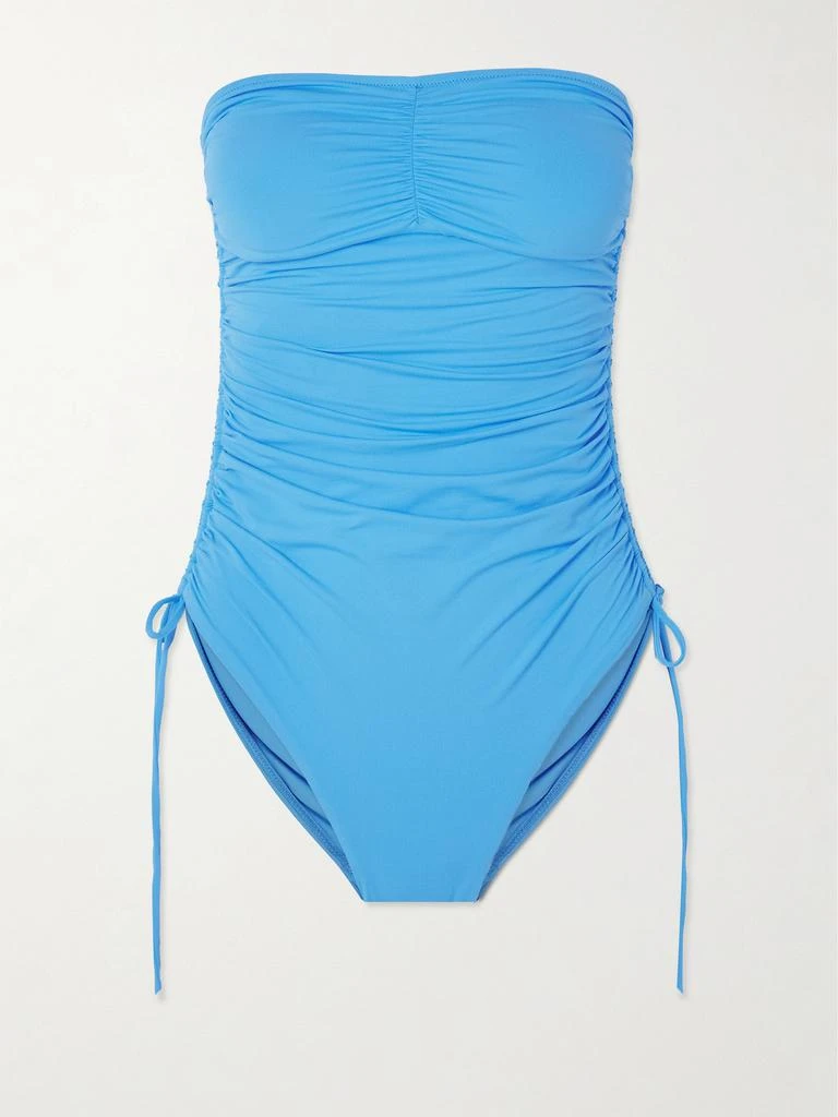 MELISSA ODABASH Sydney Strapless Ruched Swimsuit