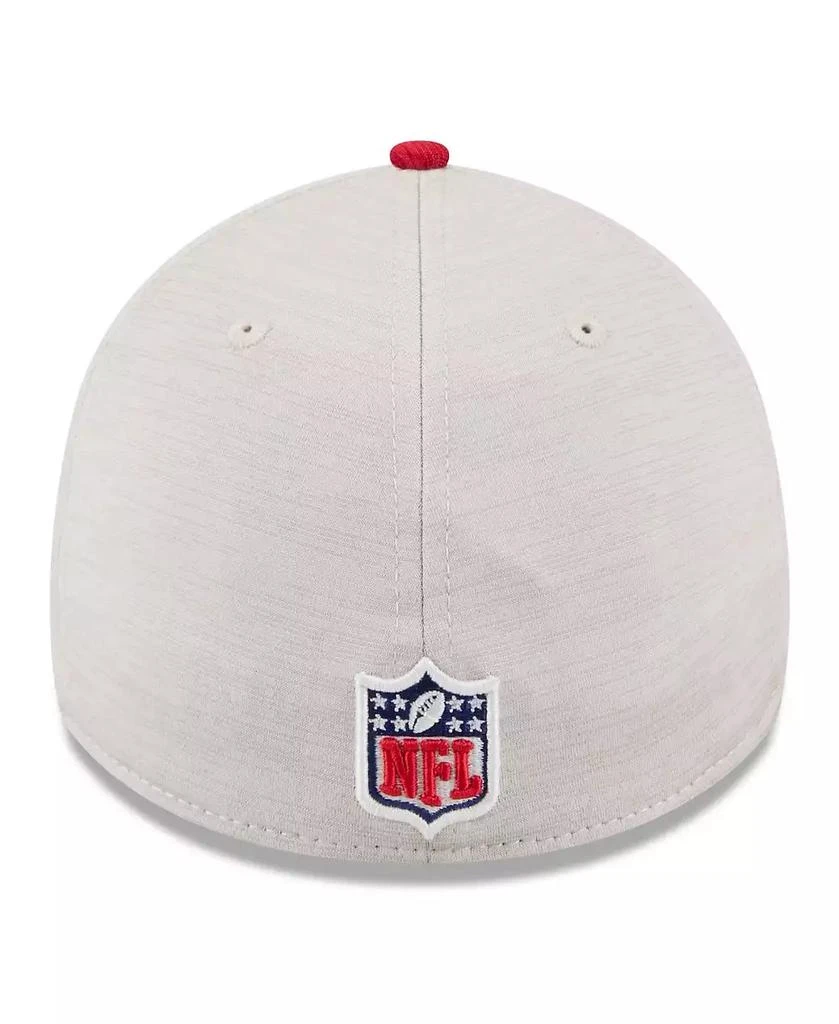 New Era Men's Stone/Scarlet San Francisco 49ers 2024 Sideline Historic 39THIRTY Flex Hat 5