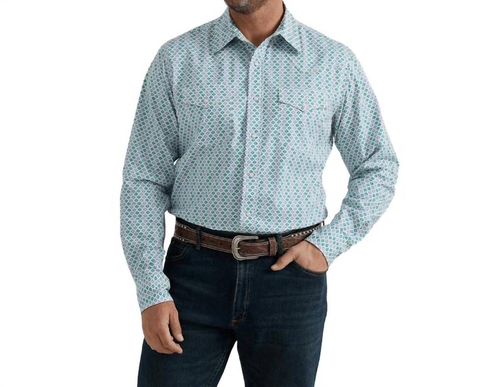 Wrangler Wrangler - Men's 20x Competition Advanced Comfort Classic Fit Long Sleeve Shirt
