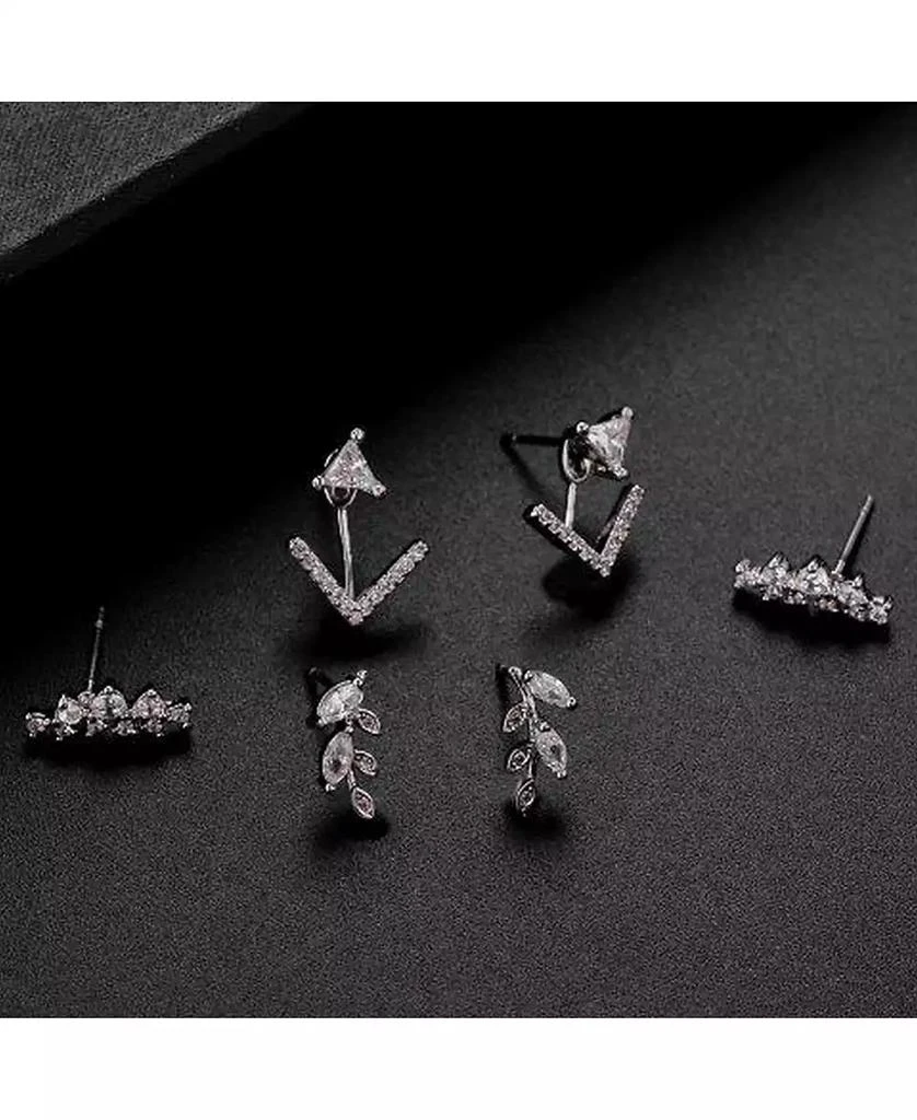 Nicole Miller Cubic Zirconia Earring Trio 2