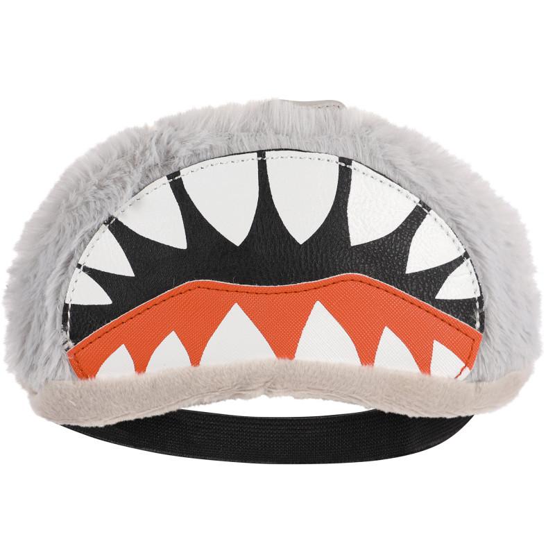 OMG! Accessories Shark mouth sleeping mask in grey