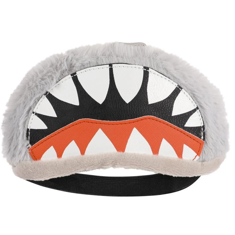 OMG! Accessories Shark mouth sleeping mask in grey 2