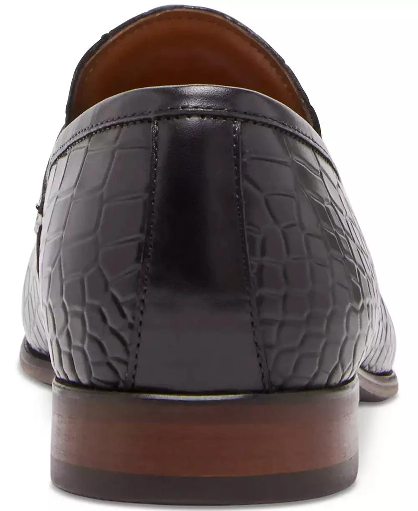 Steve Madden Men's Julius Croc-Embossed Slip-On Penny Loafers 4