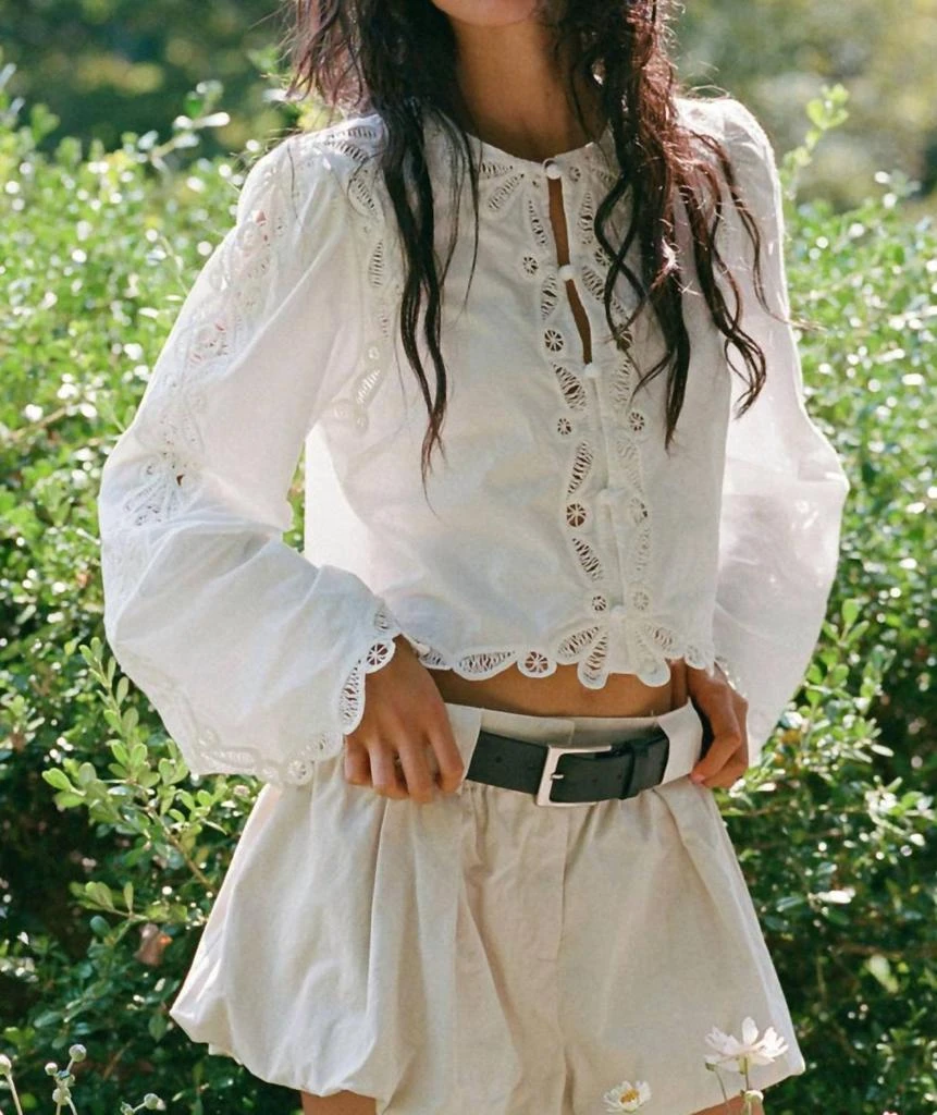 Sea Sea - Elke Soutache Long Sleeve Blouse 5