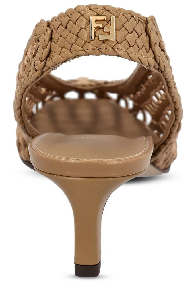 Fendi Fendi Square Toe Slingback Pumps 4