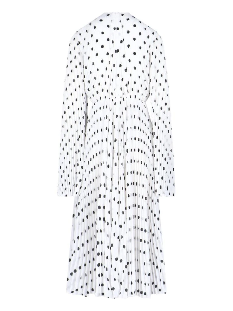 Balenciaga Balenciaga Polka Dots Printed Pleated Dress 2
