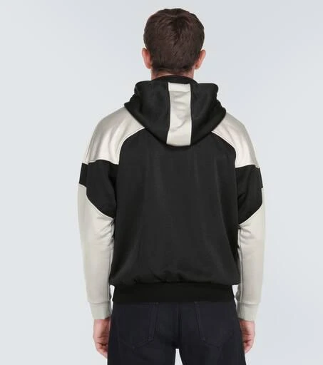 Saint Laurent Two-tone paneled hoodie 4