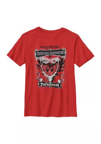 Harry Potter Potter Boys 4 7  Triwizard Tournament Durmstrang Graphic T Shirt