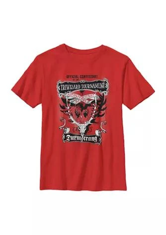 Harry Potter Potter Boys 4 7  Triwizard Tournament Durmstrang Graphic T Shirt 1