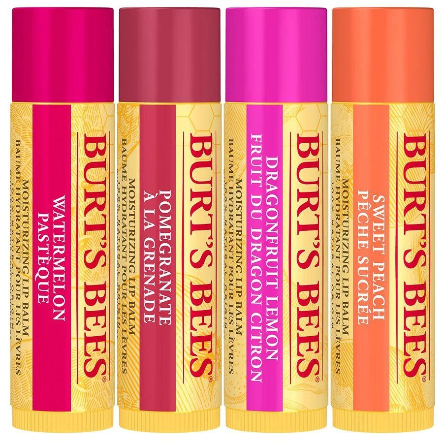 Burt's Bees Lip Balm Gift Set, Beeswax Bounty Fruit Mix Fruit Mix 9