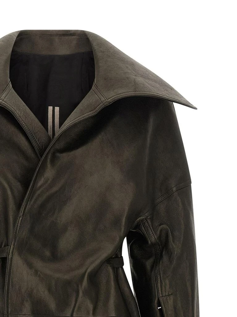 Rick Owens Rick Owens Dracucollar Belted Coat 3
