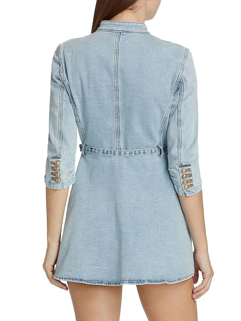 Generation Love Mackenzie Belted Denim Minidress 5