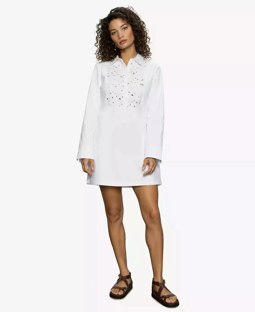 Sanctuary Women's Lace Yoke Insert Pull On Dress 5