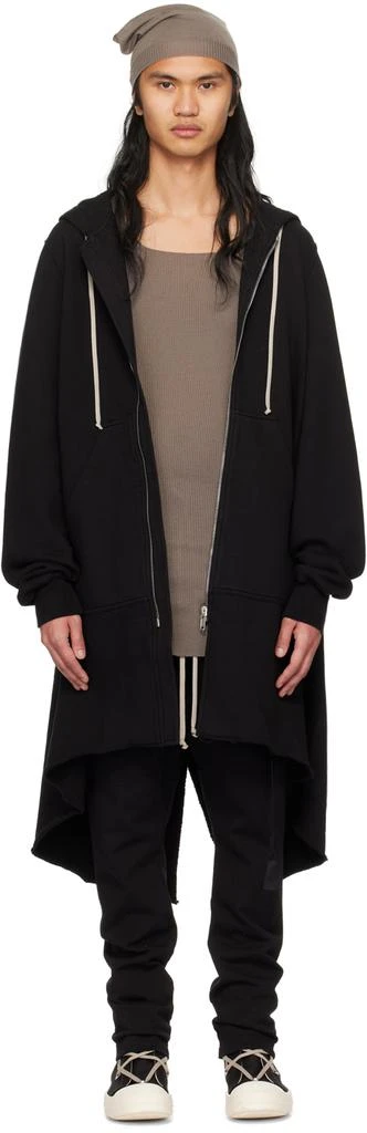 Rick Owens Black Fishtail Parka Jacket 1