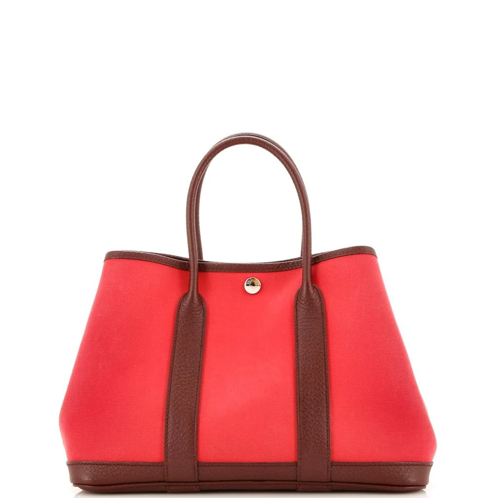 Hermes Garden Party Tote Toile and Leather 30 3