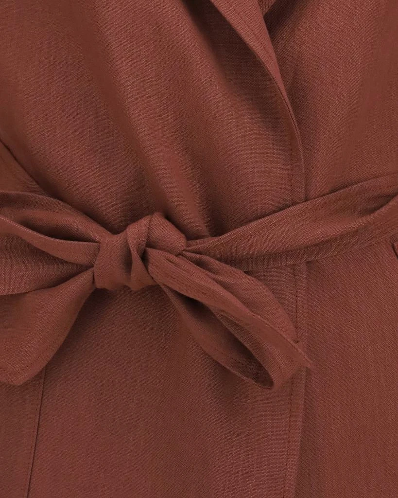 FORTE_FORTE Belted linen Coat 3