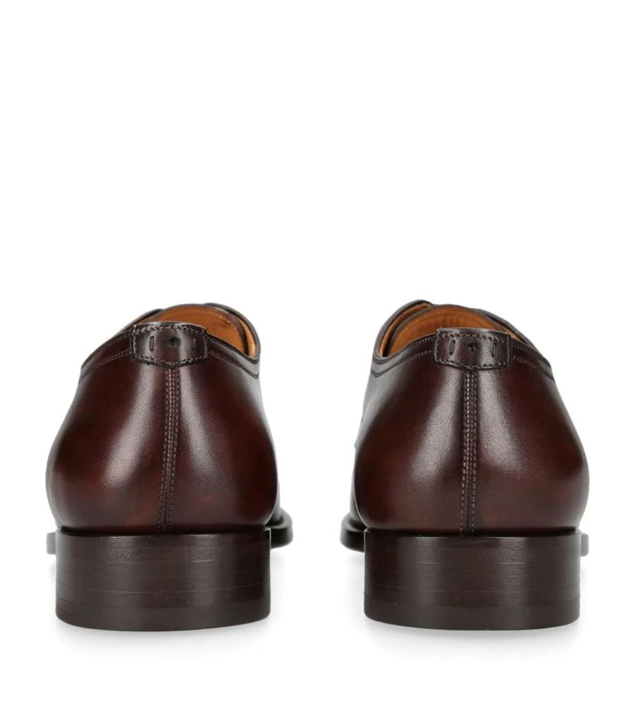 Magnanni Leather Stitch Flex Derby Shoes 2