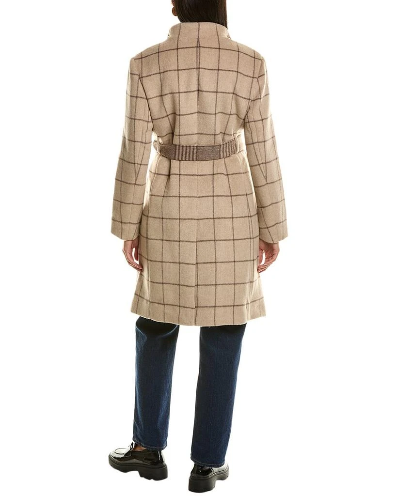 French Connection Fran Belted Wool-Blend Coat 2