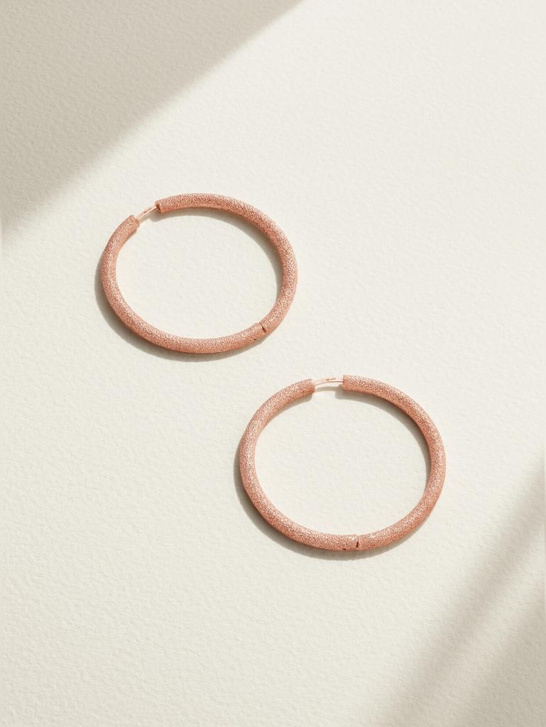 CAROLINA BUCCI Florentine 18k 玫瑰金耳环