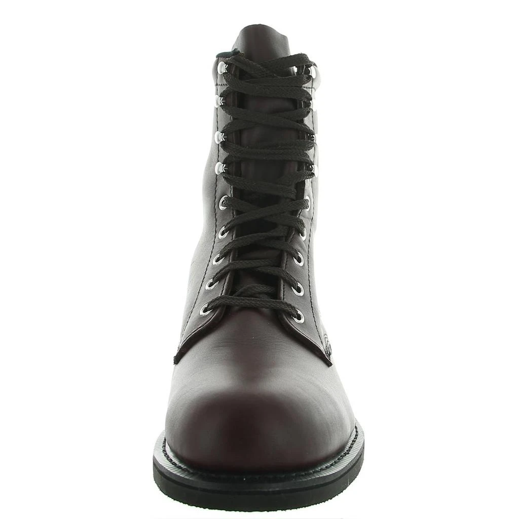 Work America Steel Toe 8" Farm Mens Leather Water Resistant Work Boots 3
