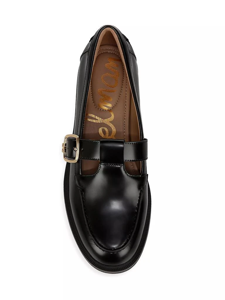 Sam Edelman Elaina T-Strap Leather Loafers 4