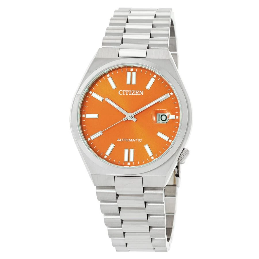 Citizen Tsuyosa Automatic Orange Dial Men's Watch NJ0151-88Z 1
