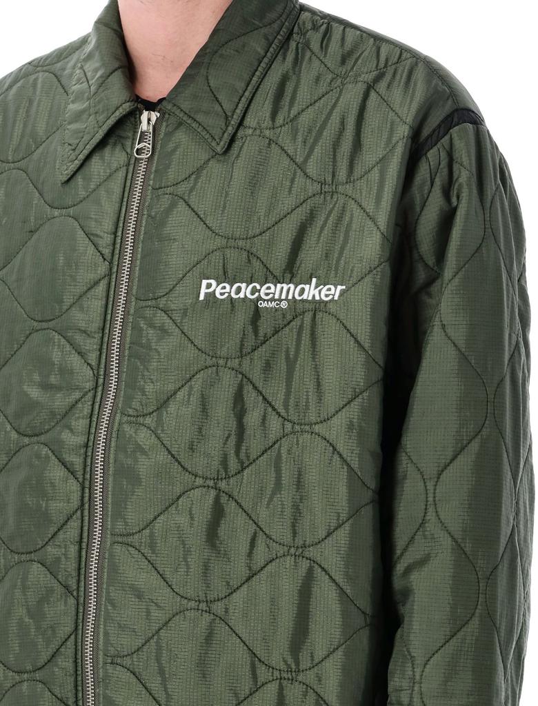 ジャケット・アウター OAMC Mark Logo-Patch Zipped Jacket OAMC RE:Work Zipped Peacemaker Jacket Black - Wrong Weather