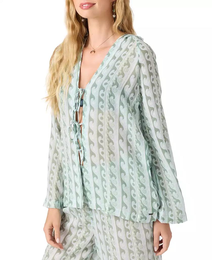 O'Neill Juniors' Regina Printed Hoodie Cover-Up