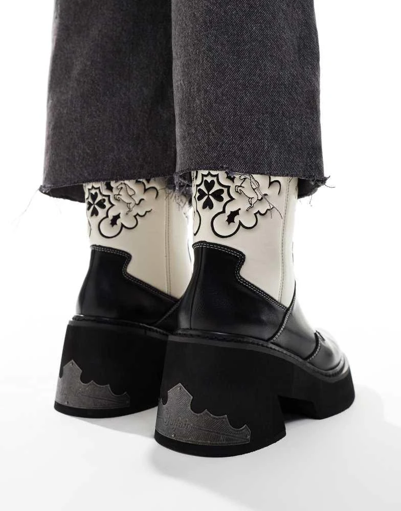 Buffalo Buffalo Bull Cowboy boot in black 3