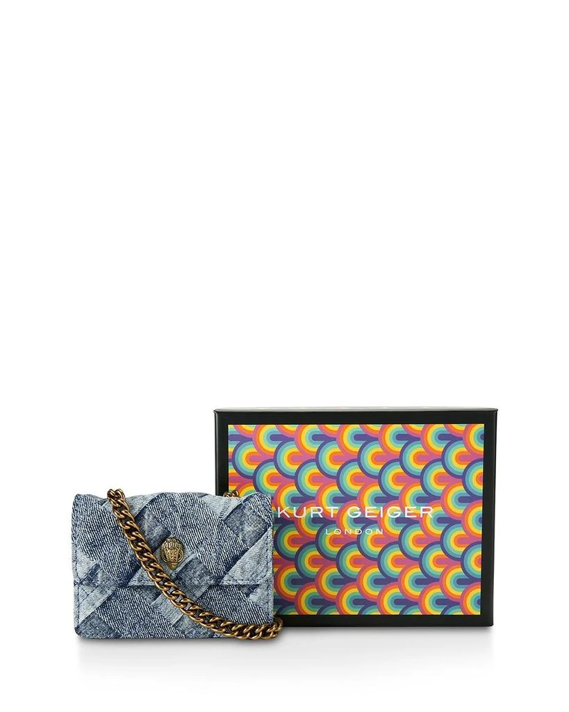 Kurt Geiger Micro Kensington Denim Crossbody Bag 1