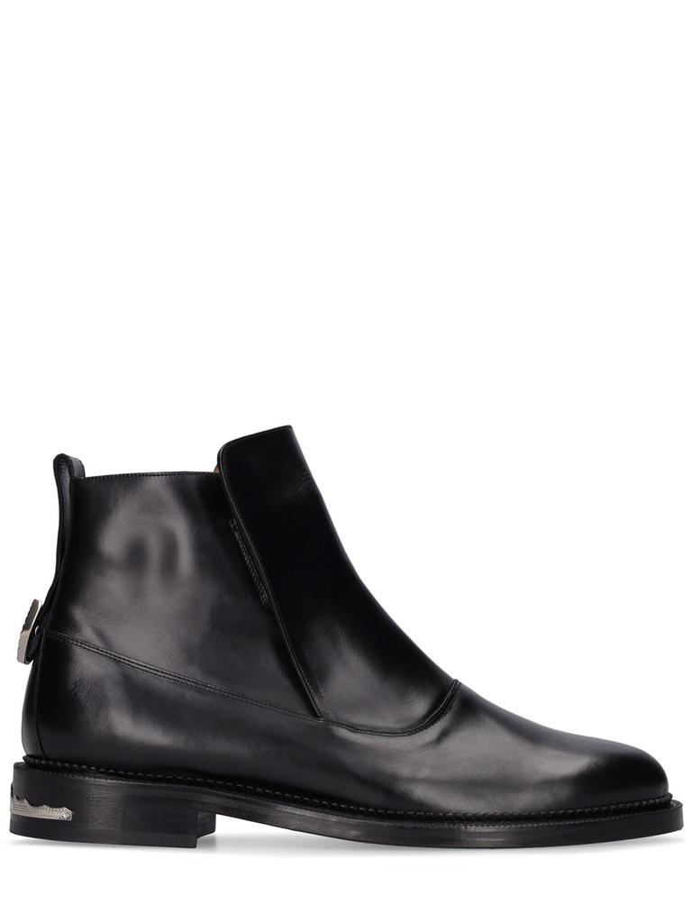 Toga Virilis Leather Chelsea Boots